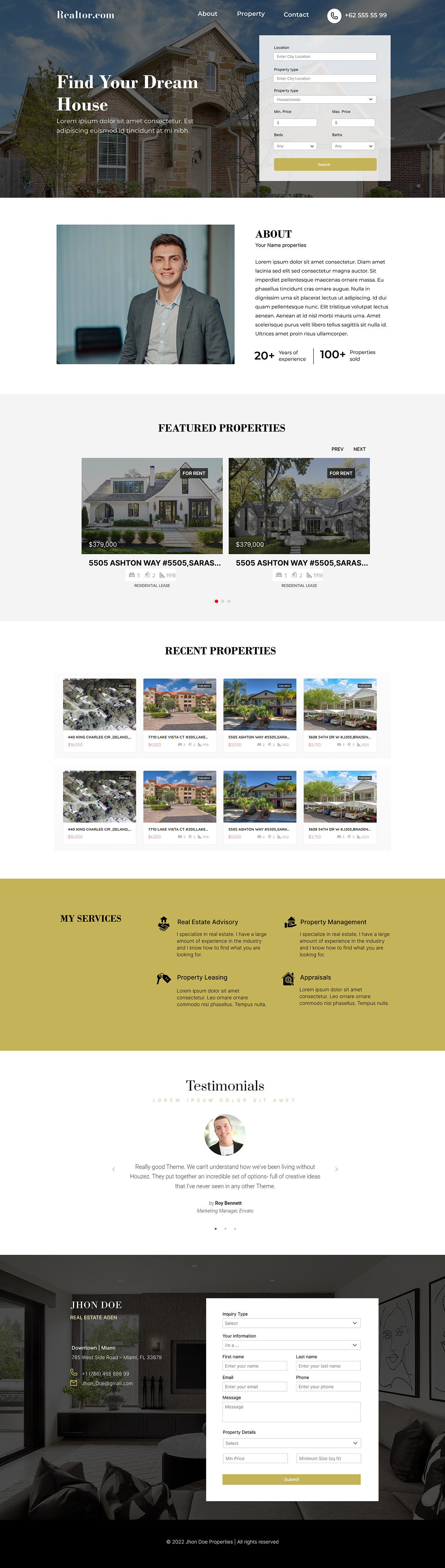 Web Design par DeriMH pour ce projet | Design #30203002
