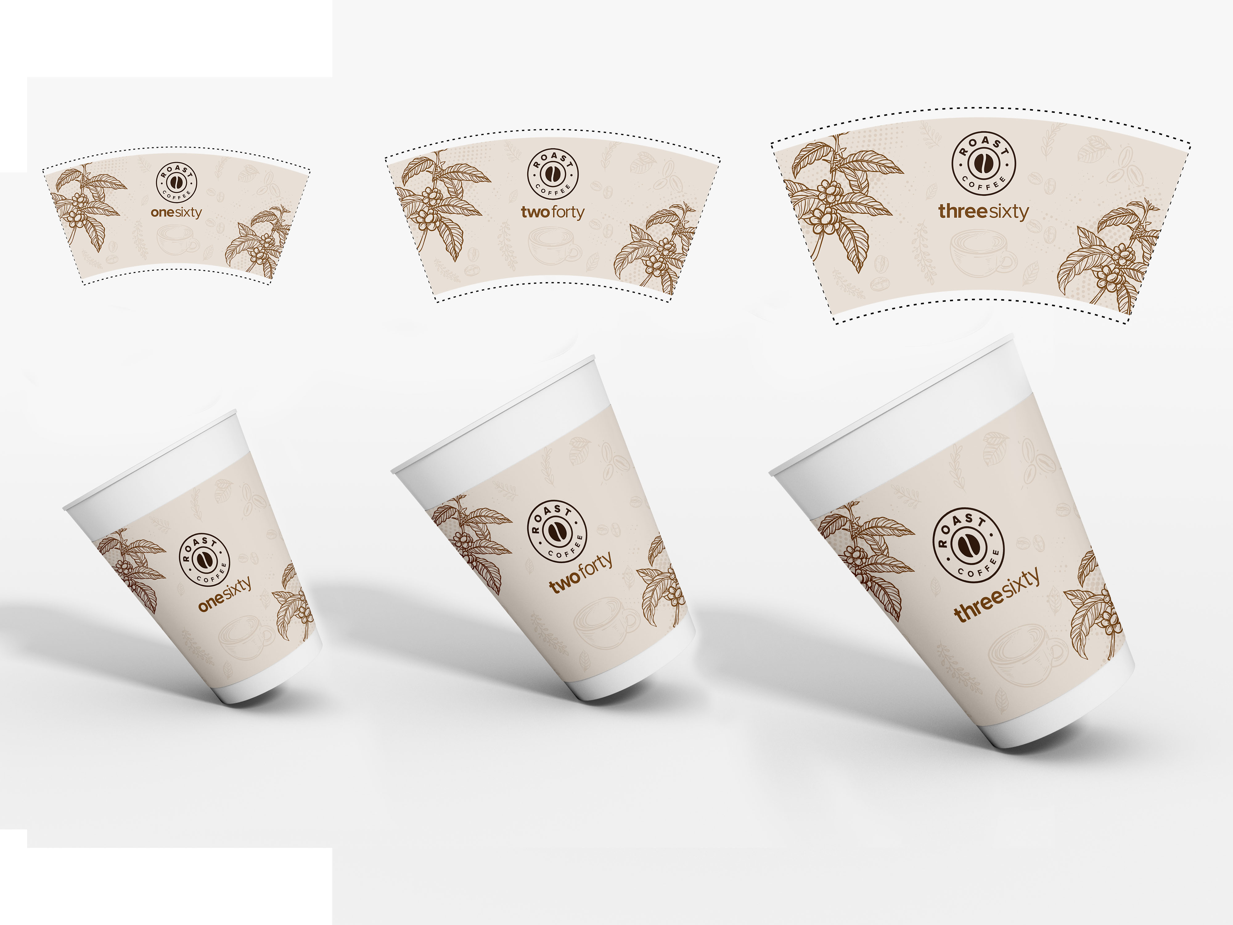 Cup and Mug Design by Jose Loaiza for ROAST Coffee | Design #30197134