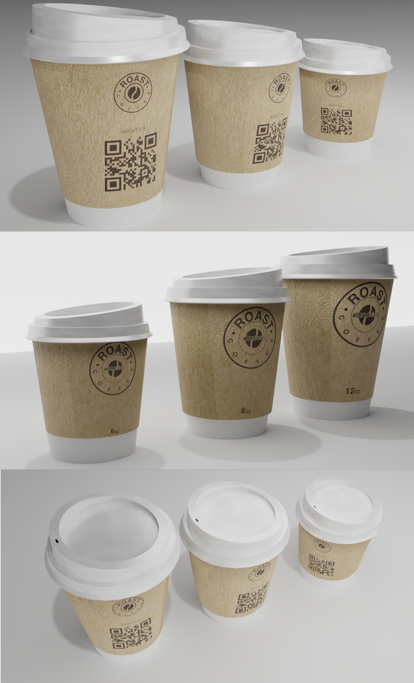Cup and Mug Design by GreinZor for ROAST Coffee | Design #30200389