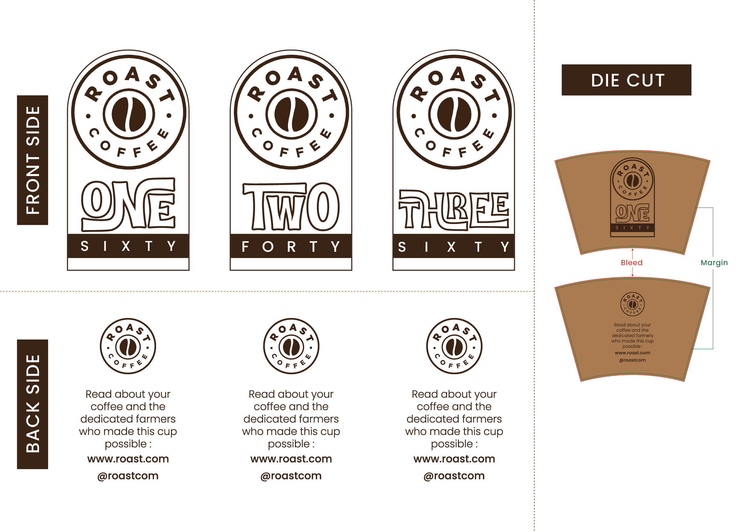 Cup and Mug Design by mastercopy for ROAST Coffee | Design #30208981