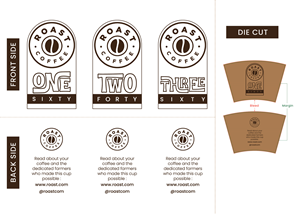 Cup and Mug Design by mastercopy for ROAST Coffee | Design: #30208981