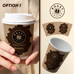 Cup and Mug Design by MARO07 for ROAST Coffee | Design: #30237168