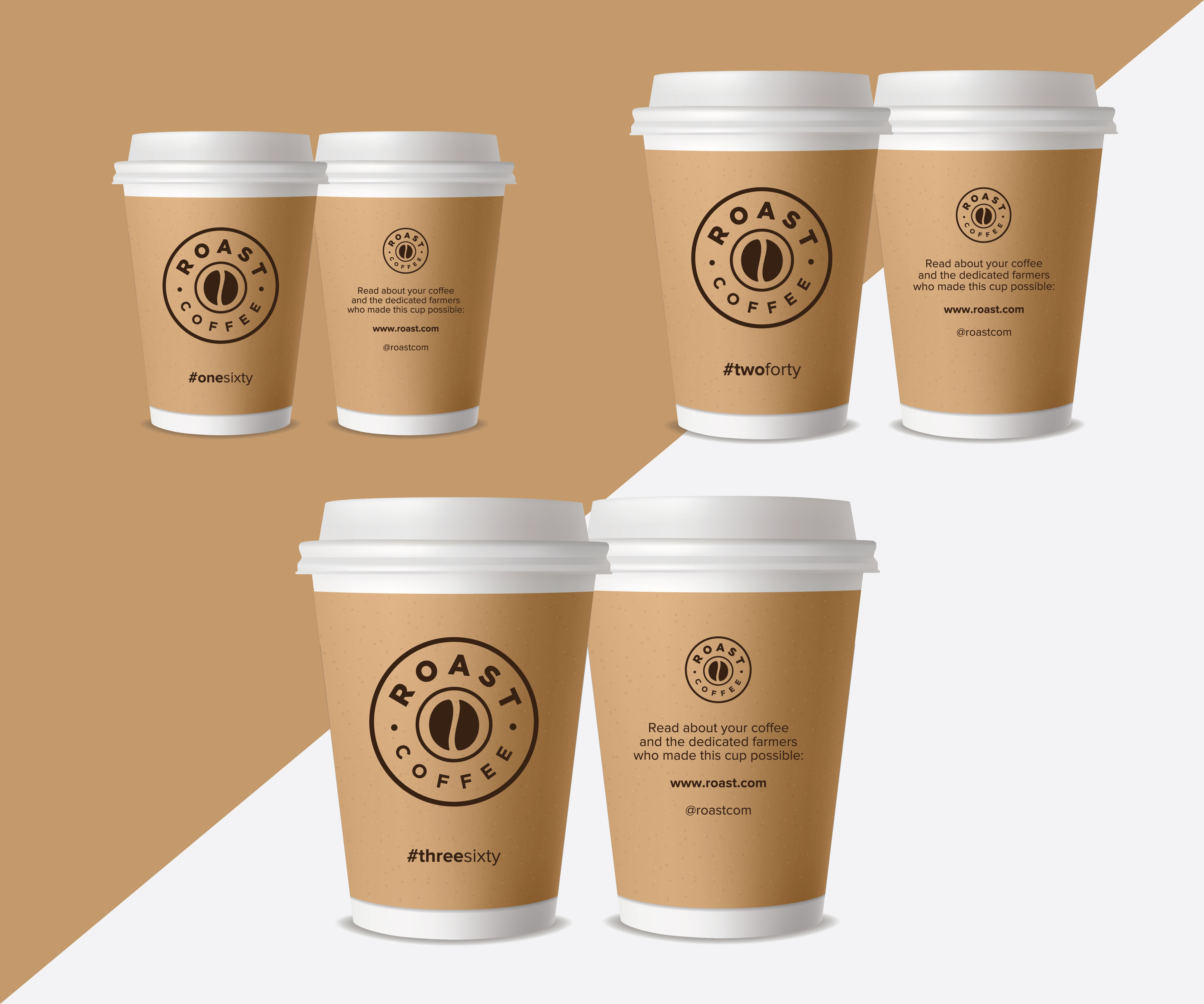 Cup and Mug Design by SKJN Creative for ROAST Coffee | Design #30219792