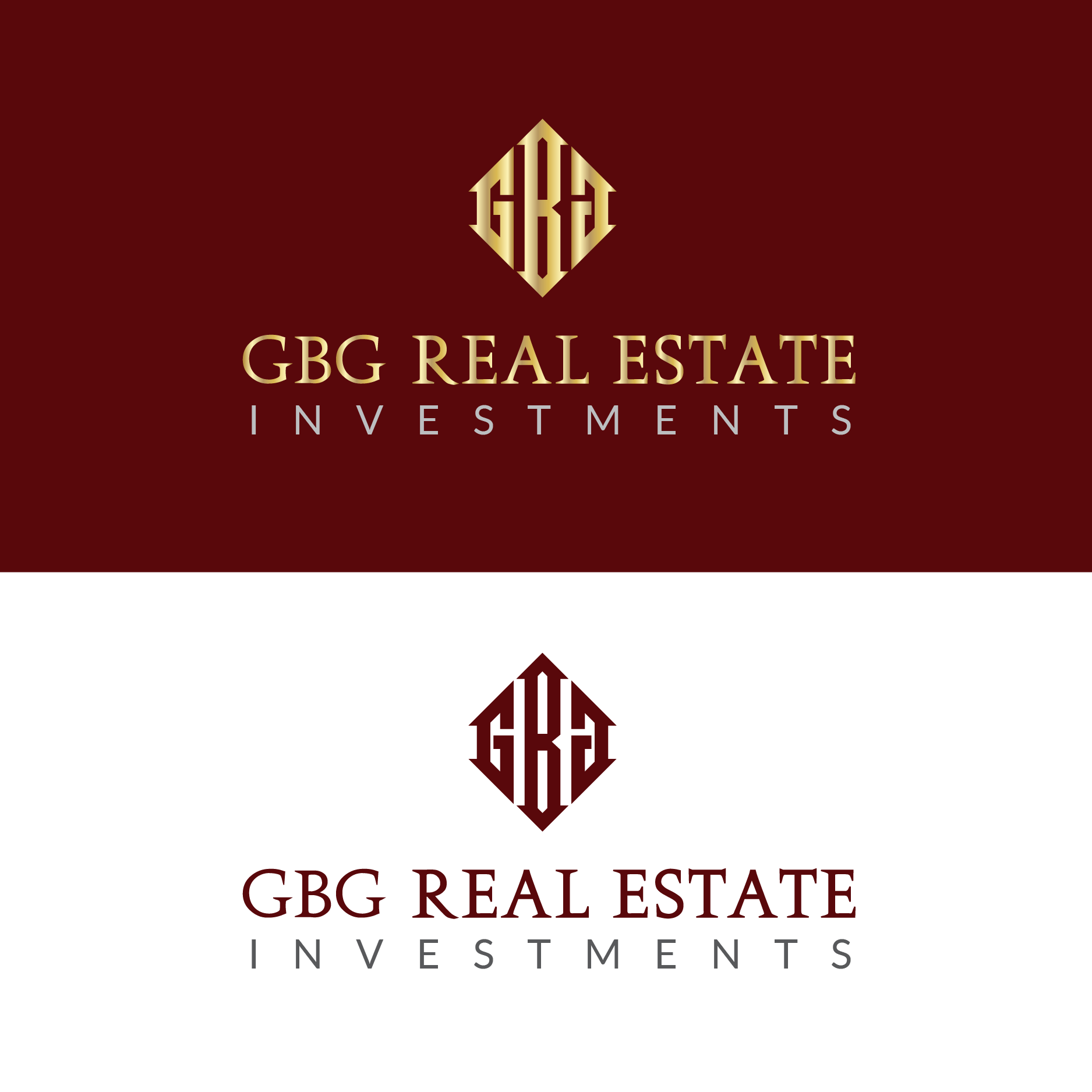 Diseño de Logo por Mehreen K. para GBG Real Estate Investments | Diseño #30230897