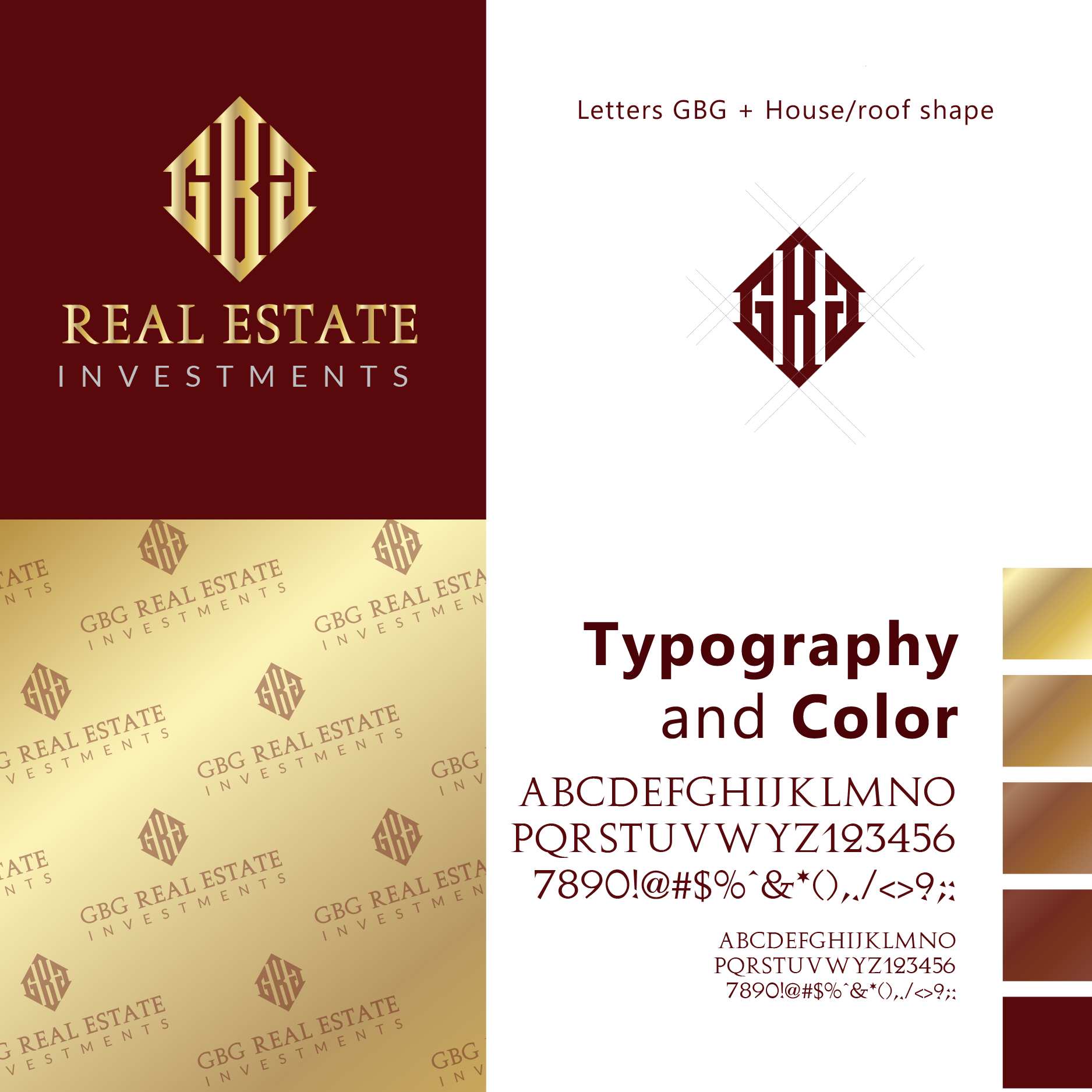 Logo Design by Mehreen K. for GBG Real Estate Investments | Design #30230898