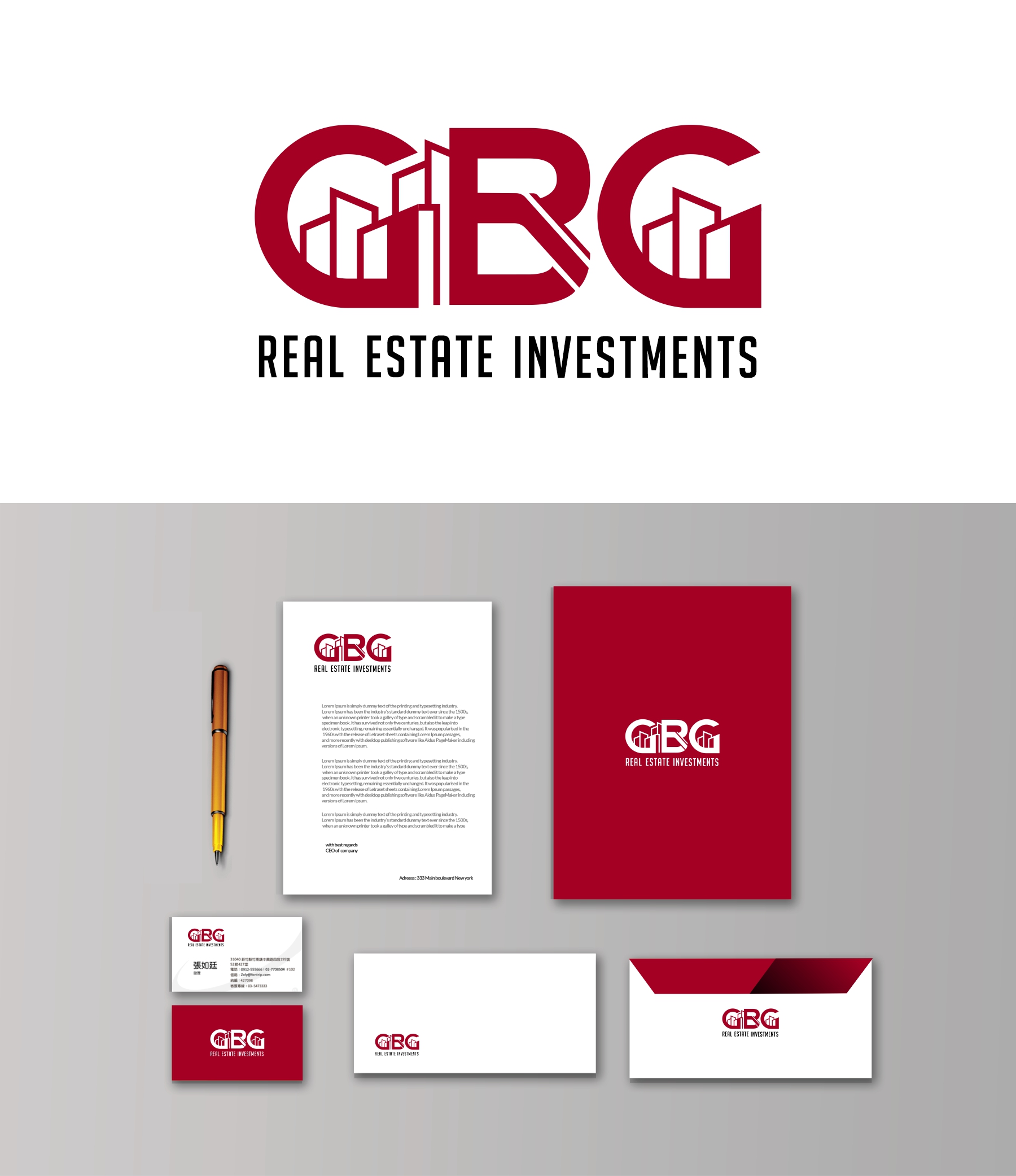Logo Design by debdesign for GBG Real Estate Investments | Design #30202478