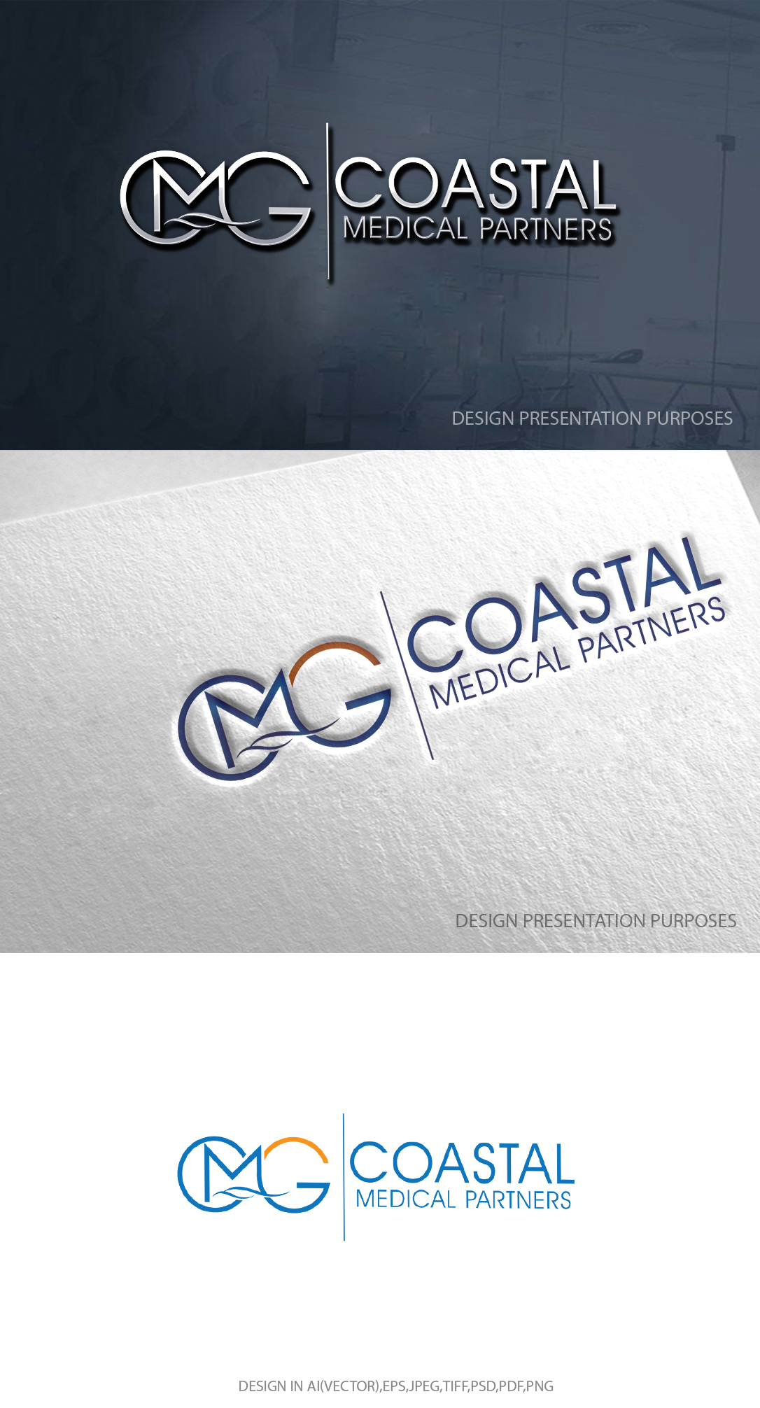 Logo Design by zebronicgraphic for Coastal Medical Partners | Design #30206826