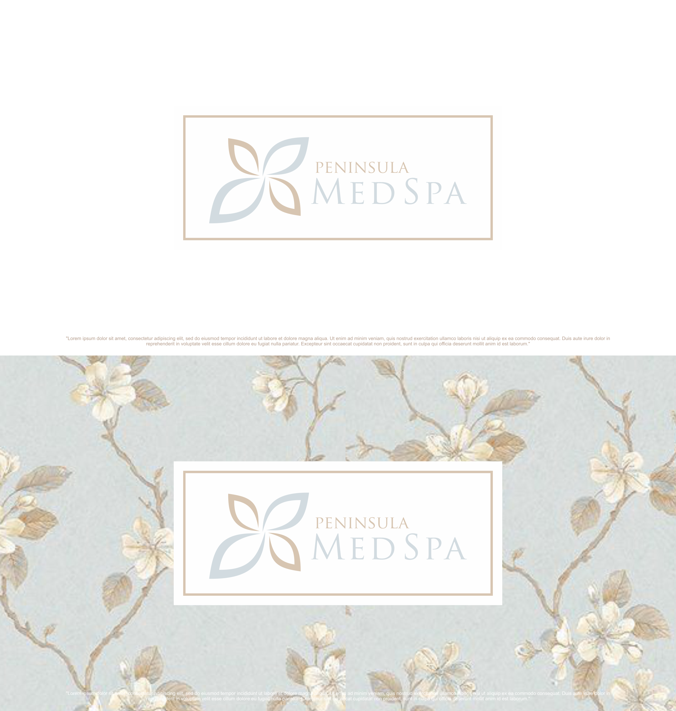 Logo Design by saesean for Peninsula Med Spa | Design #30230791