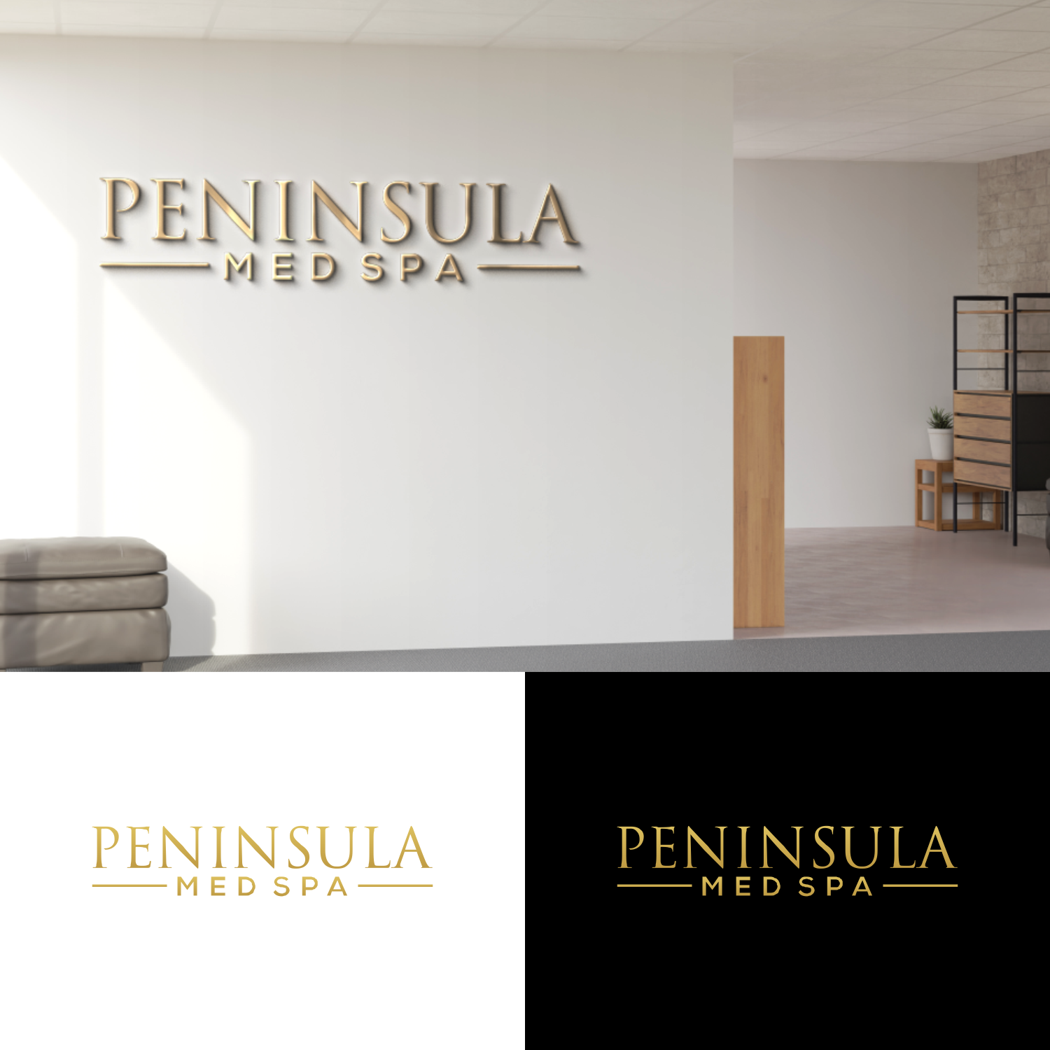 Logo Design by semarco for Peninsula Med Spa | Design #30212825