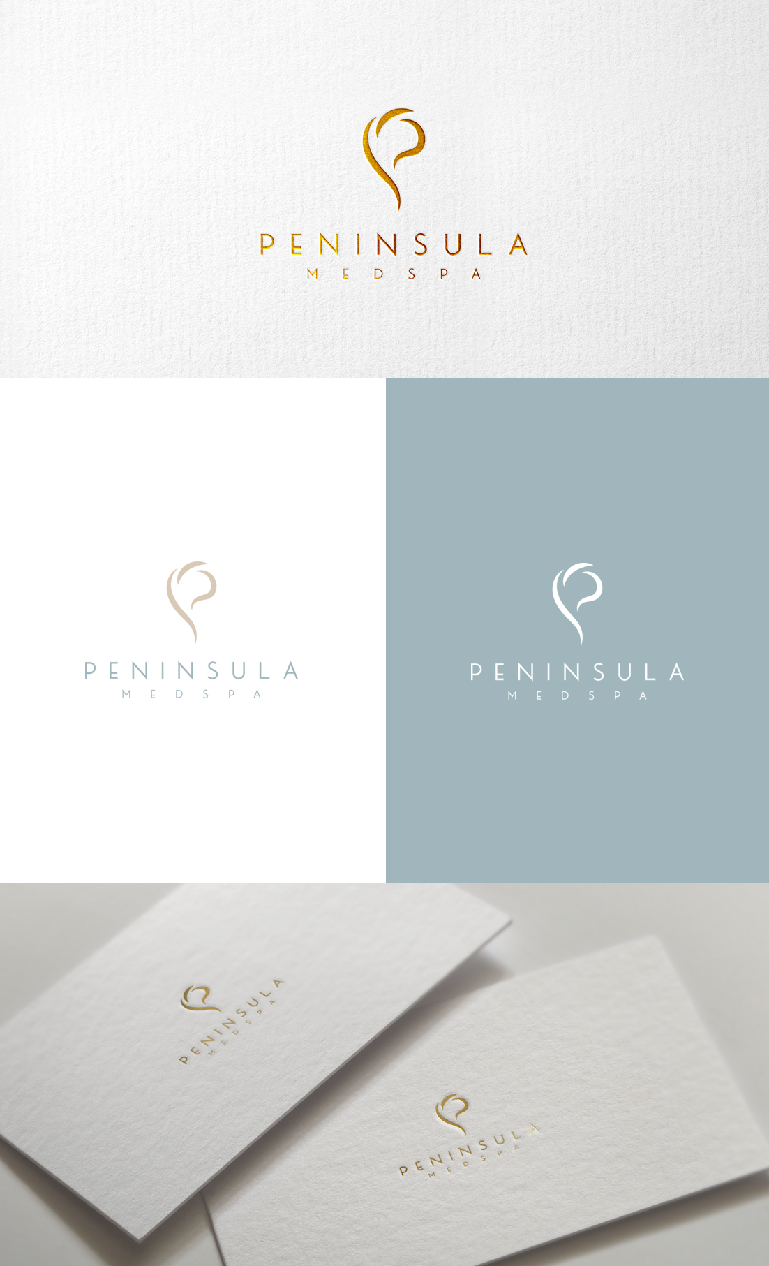 Logo Design by GLDesigns for Peninsula Med Spa | Design #30214720