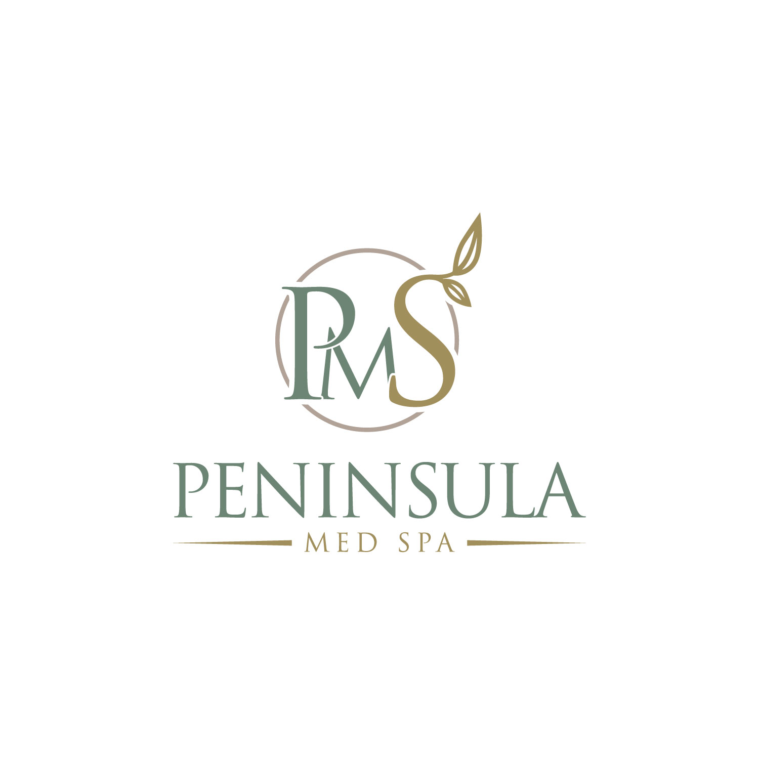 Logo Design by LAXMI DESIGNHUB for Peninsula Med Spa | Design #30210169