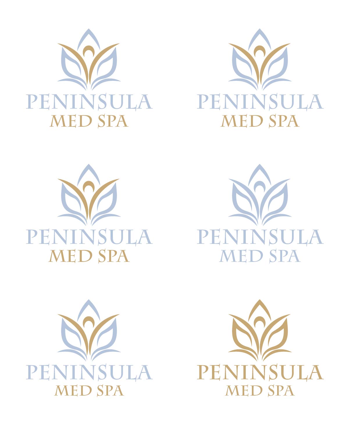 Diseño de Logo por Isnah Logo para Peninsula Med Spa | Diseño #30358803