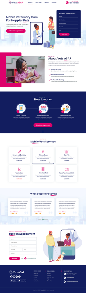 Web Design by Blue Sparrow for this project | Design: #30215986