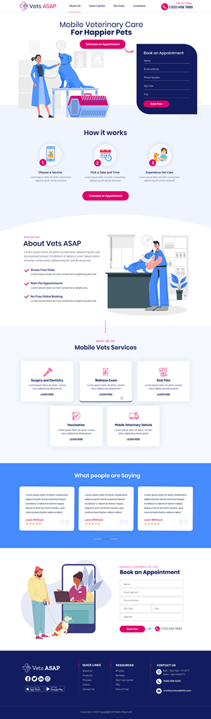 Web Design by Blue Sparrow for this project | Design: #30215989