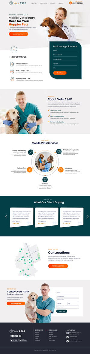 Web Design by Blue Sparrow for this project | Design: #30216493