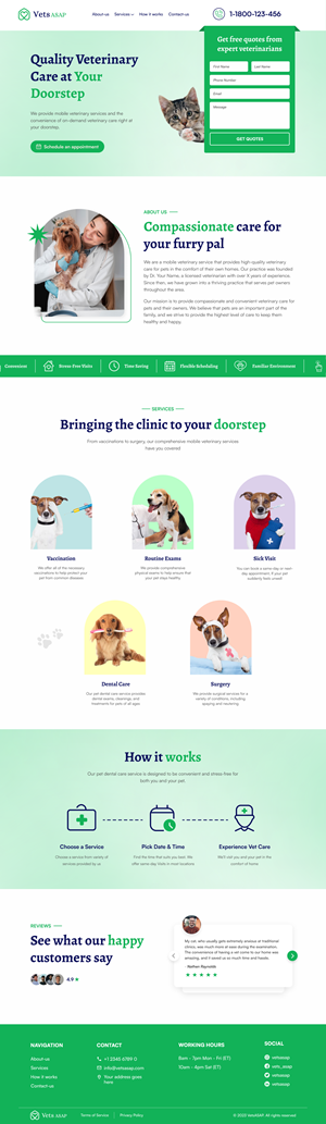 Web Design by Milan Chauhan for this project | Design: #30284008