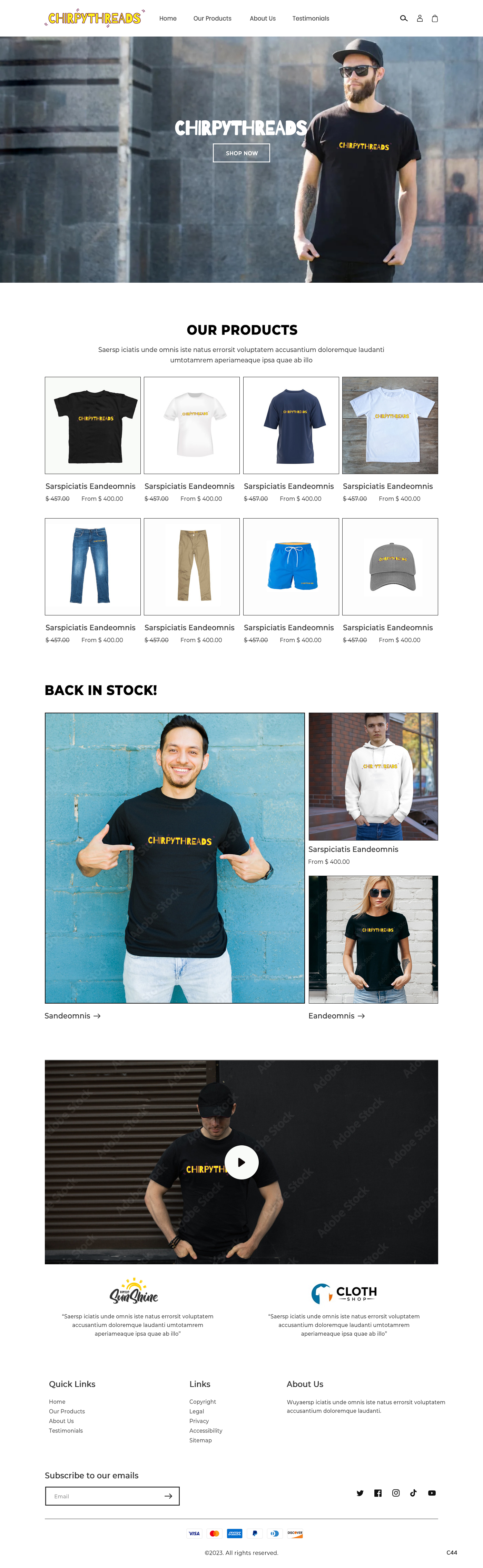 Shopify Design by pb for this project | Design #30219827