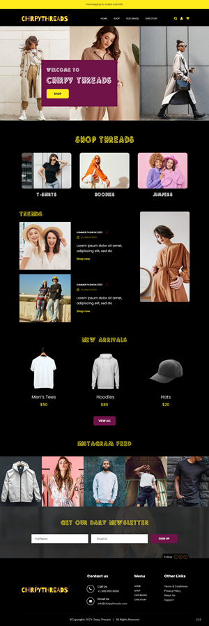 Shopify Design by pb for this project | Design: #30219829