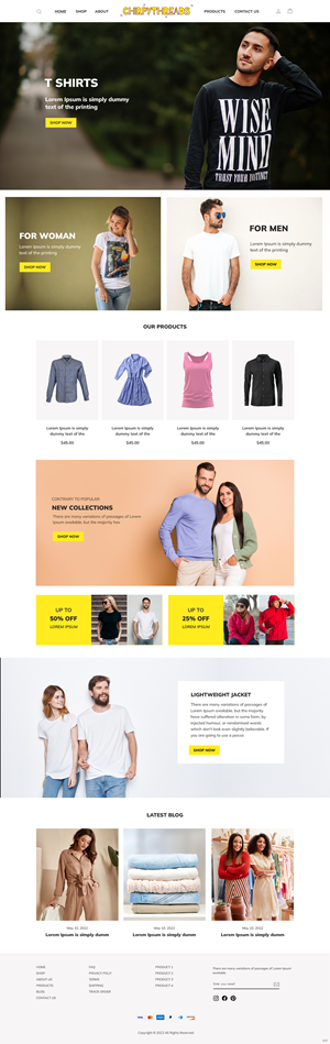 Shopify Design by pb for this project | Design: #30219842