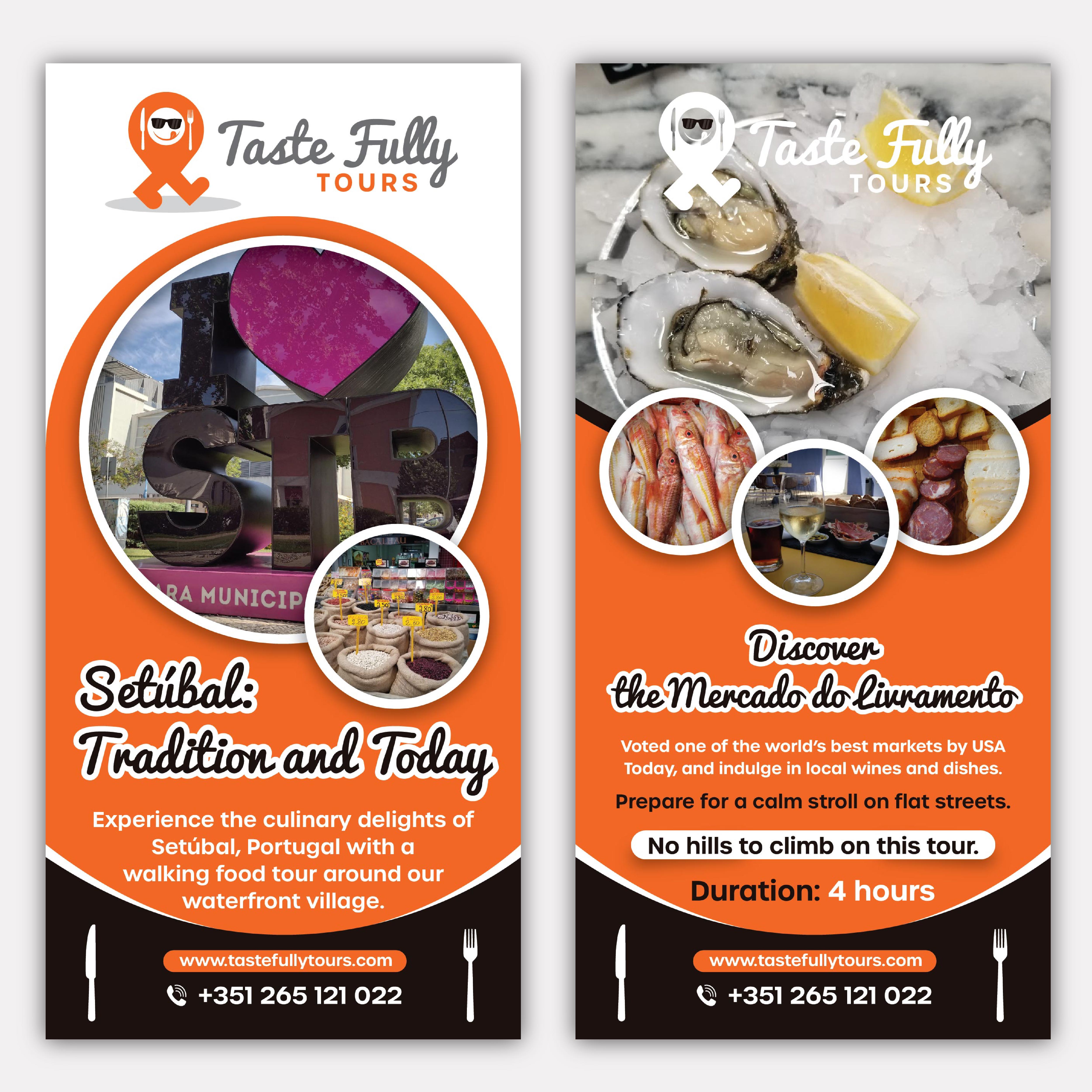 Flyer-Design von Bidita Saha für Taste Fully Tours | Design #30234796