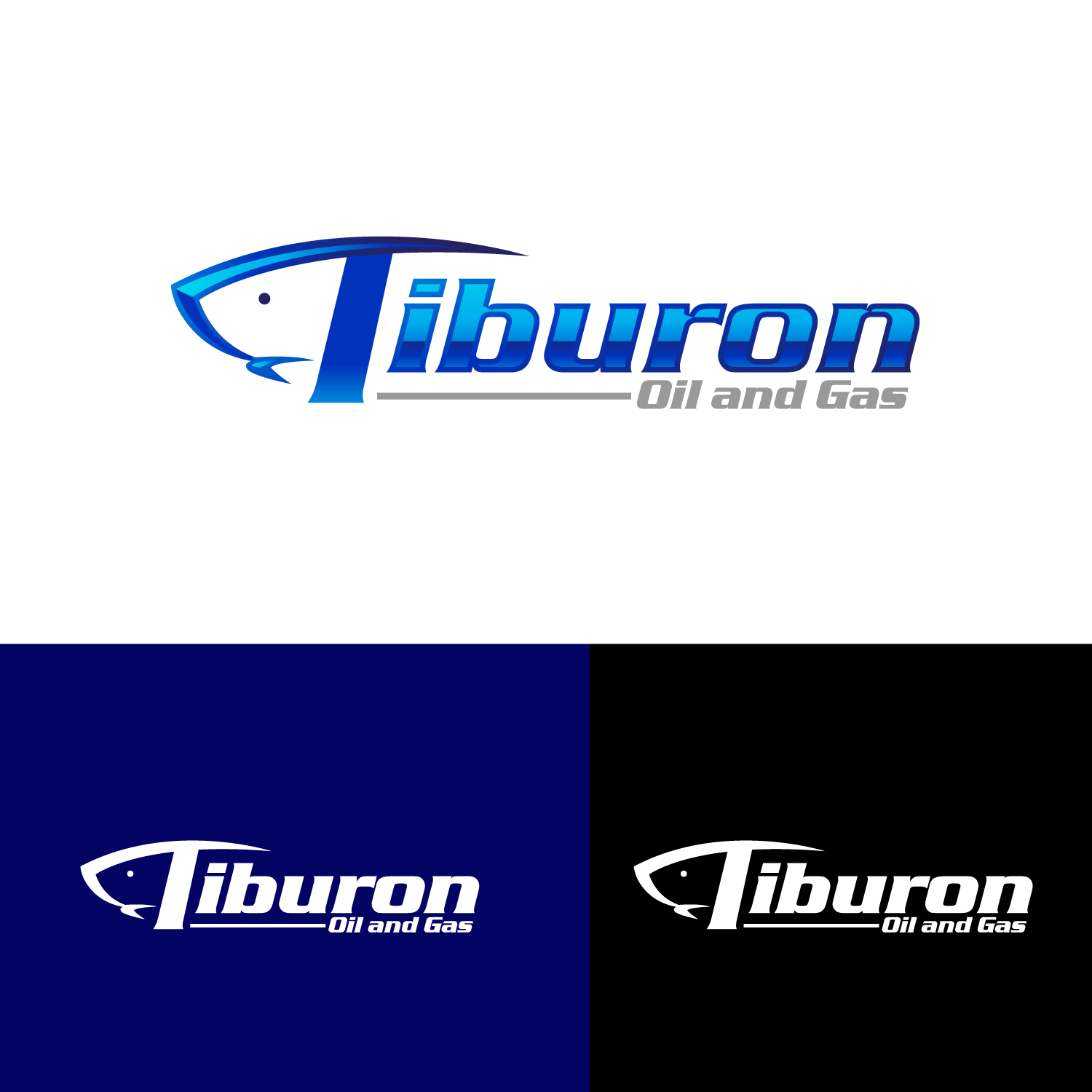 Logo Design by Revolt Team for Tiburon OIl and Gas | Design #30218765