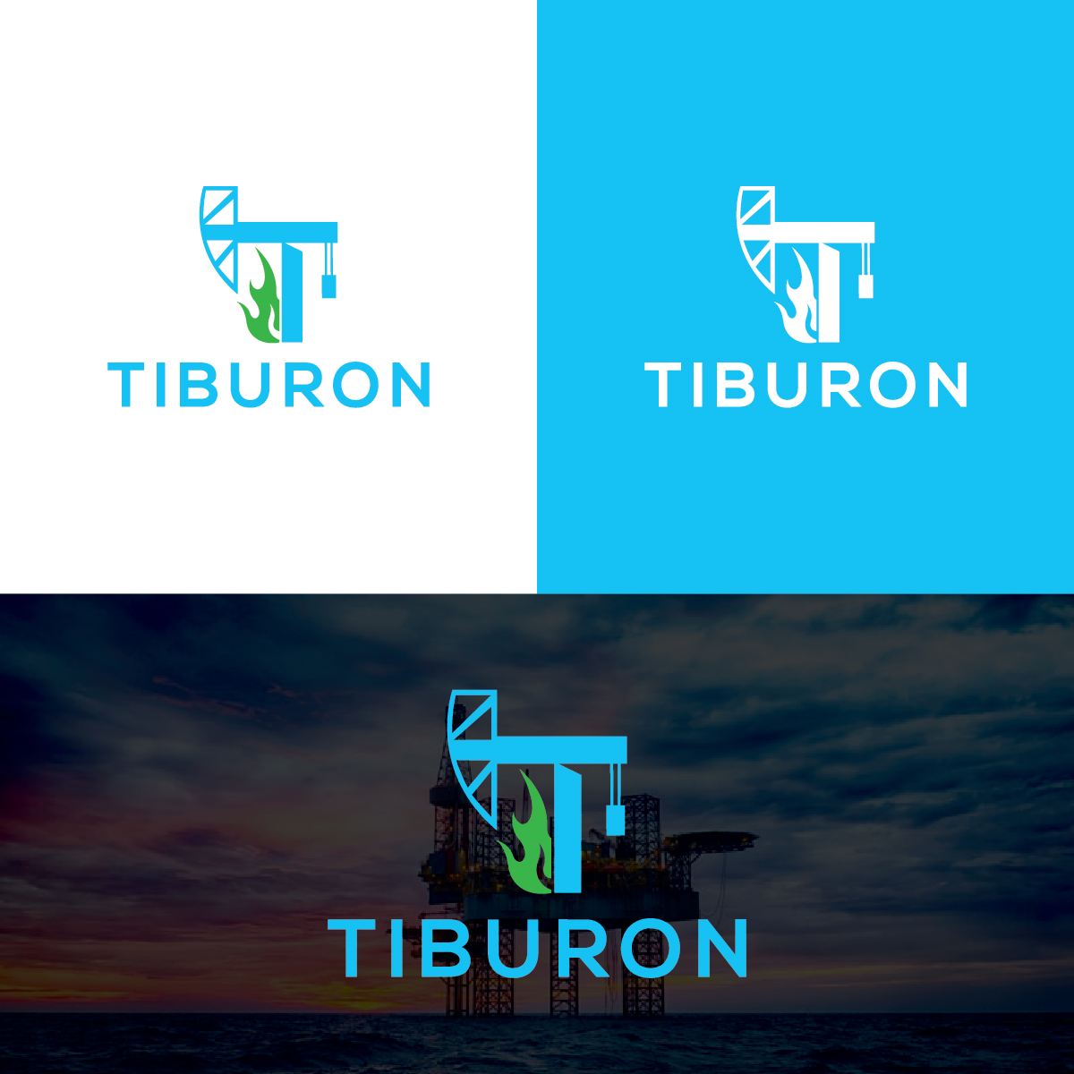 Logo Design by Deziners Zone for Tiburon OIl and Gas | Design #30219496