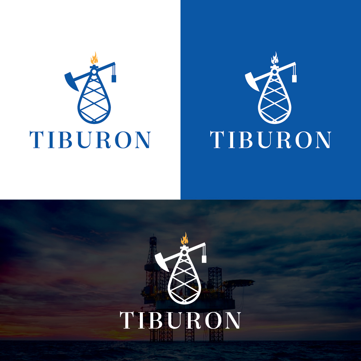 Logo Design by Deziners Zone for Tiburon OIl and Gas | Design #30219498