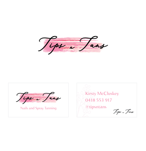 "Tips n Tans" is a new Nail &amp; Spray Tan beautician needing a branding logo / busine...