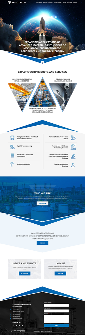 WordPress-Design von pb für Salloytech Sp. z o.o. | Design: #30227240