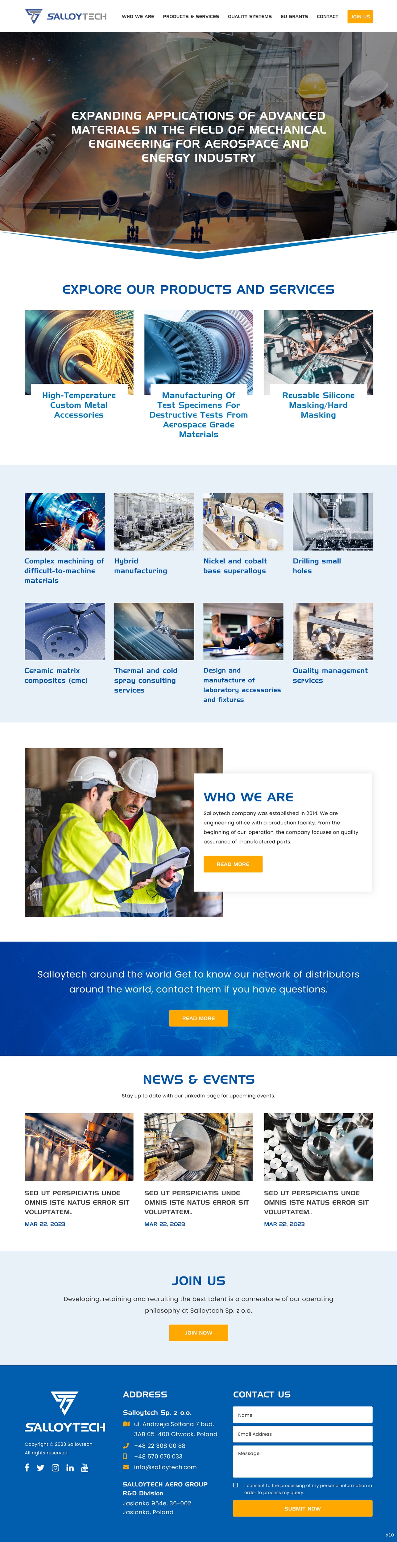 Design Wordpress par pb pour Salloytech Sp. z o.o. | Design #30227248