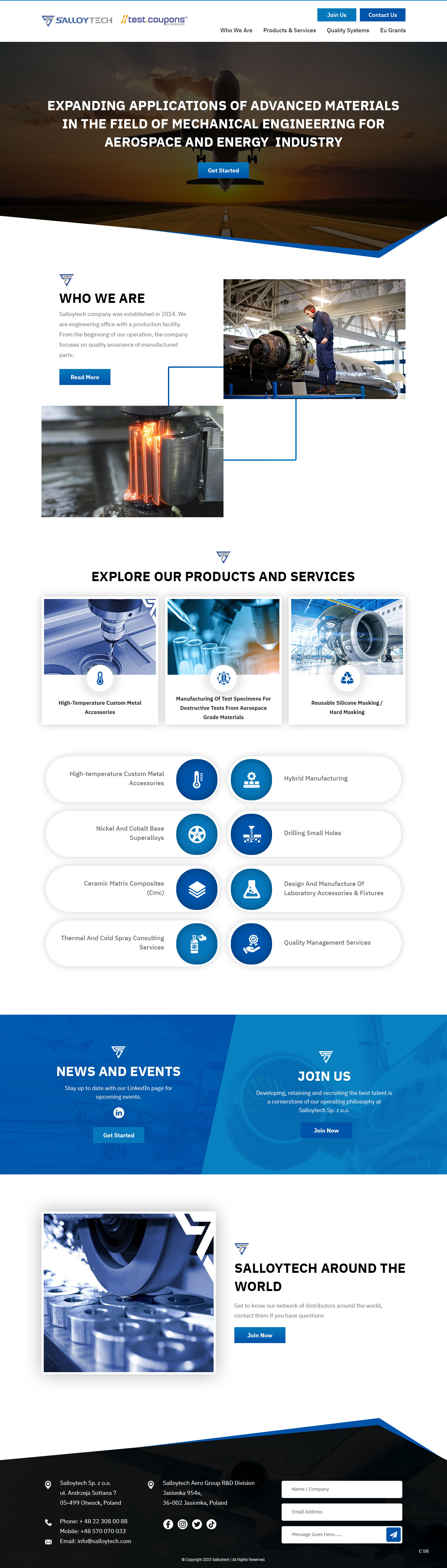 Design Wordpress par pb pour Salloytech Sp. z o.o. | Design #30227249