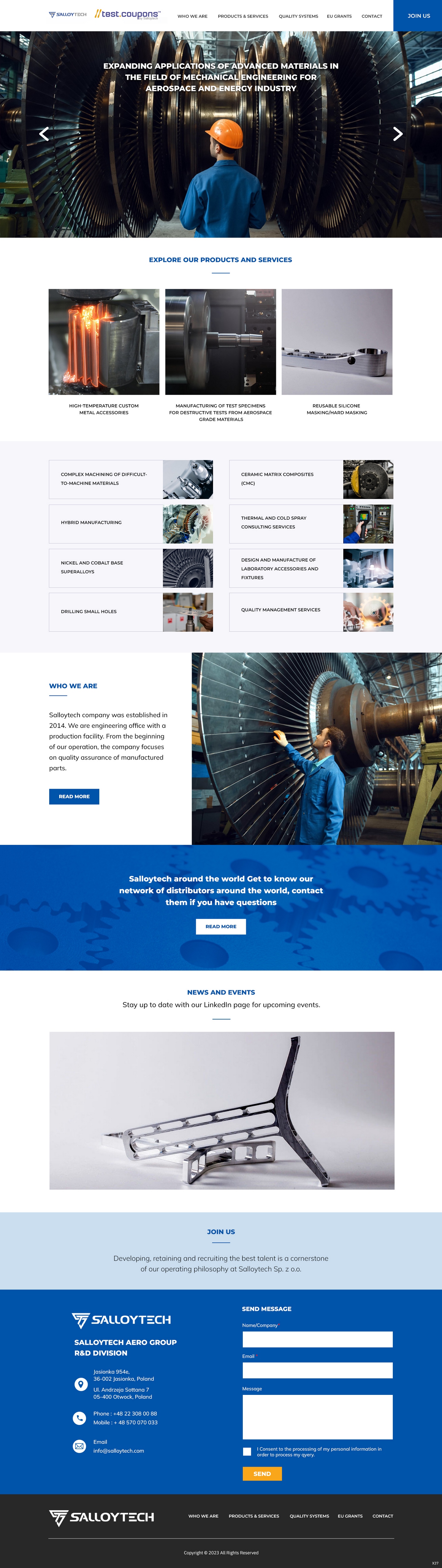 Design Wordpress par pb pour Salloytech Sp. z o.o. | Design #30227251
