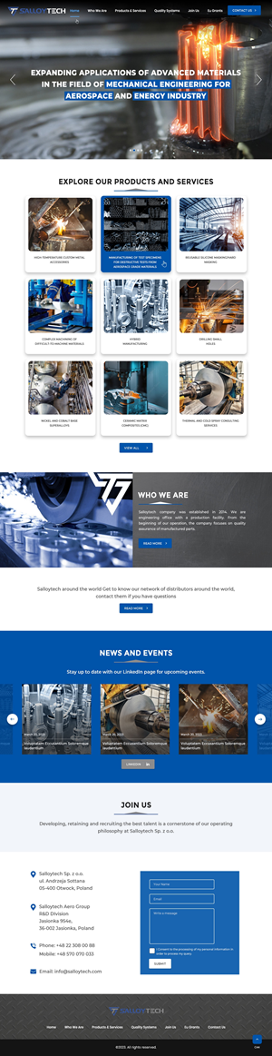 WordPress-Design von pb für Salloytech Sp. z o.o. | Design: #30233539