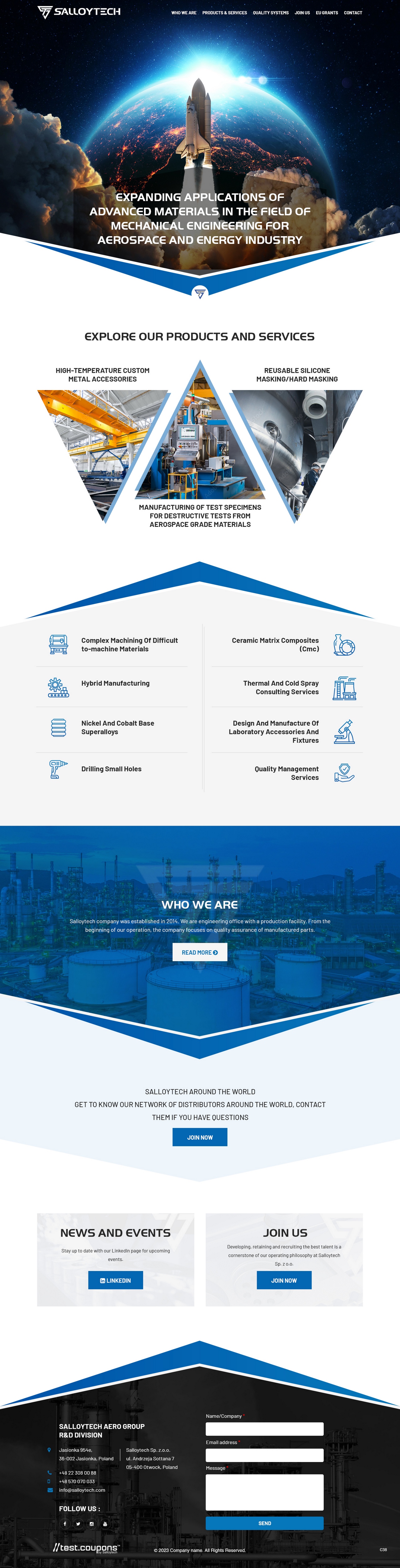 Design Wordpress par pb pour Salloytech Sp. z o.o. | Design #30233540