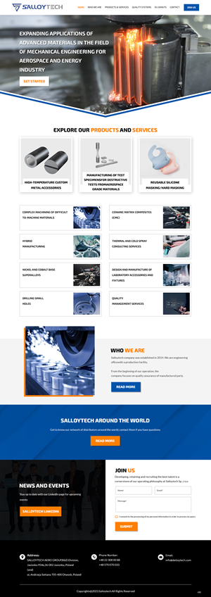 WordPress-Design von pb für Salloytech Sp. z o.o. | Design: #30233541