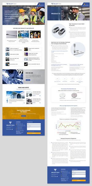 WordPress-Design von pb für Salloytech Sp. z o.o. | Design: #30301265