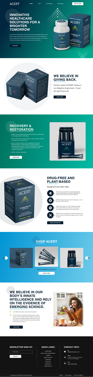 Web Design by Hafsa Fatymah for this project | Design: #30287651