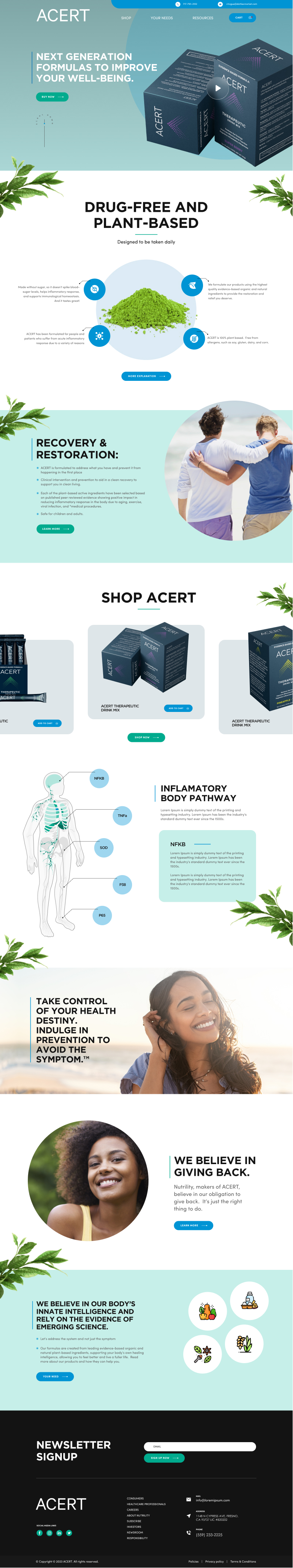 Web Design by Hafsa Fatymah for this project | Design #30330145