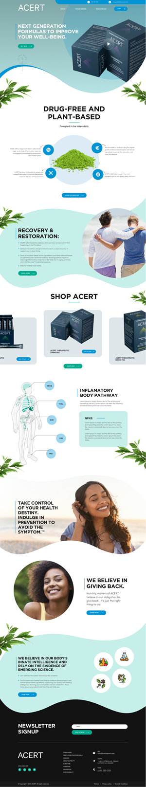 Web Design by Hafsa Fatymah for this project | Design: #30330178