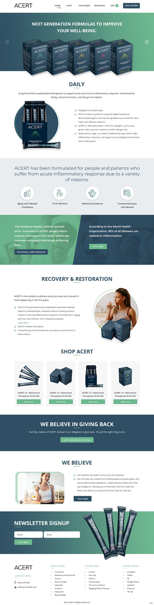 Web Design by pb for this project | Design: #30227199