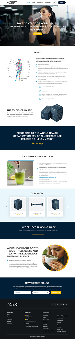 Web Design by pb for this project | Design: #30233468