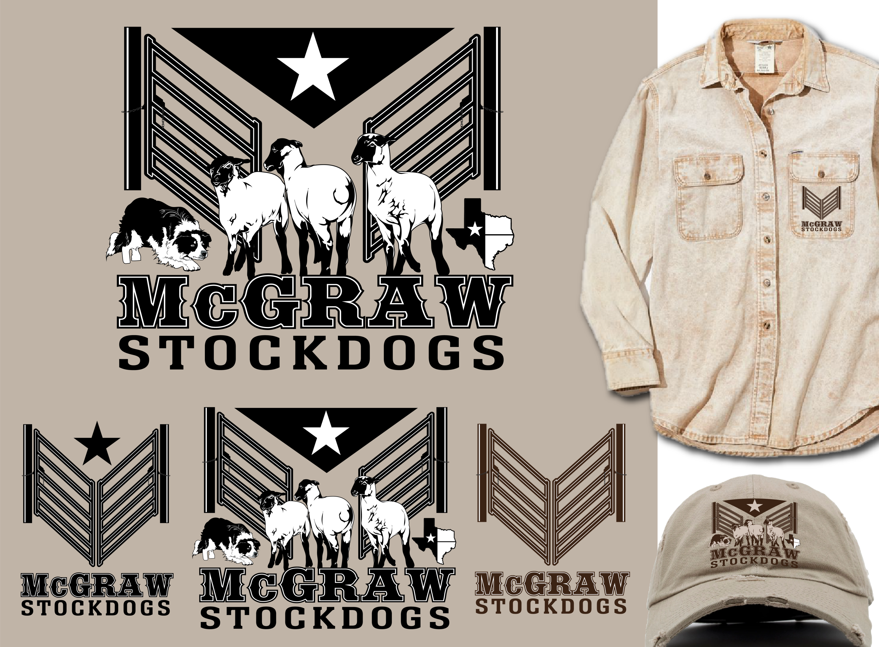 Diseño de Logo por Get'n Graphic para McGraw Stockdogs  | Diseño #30226526