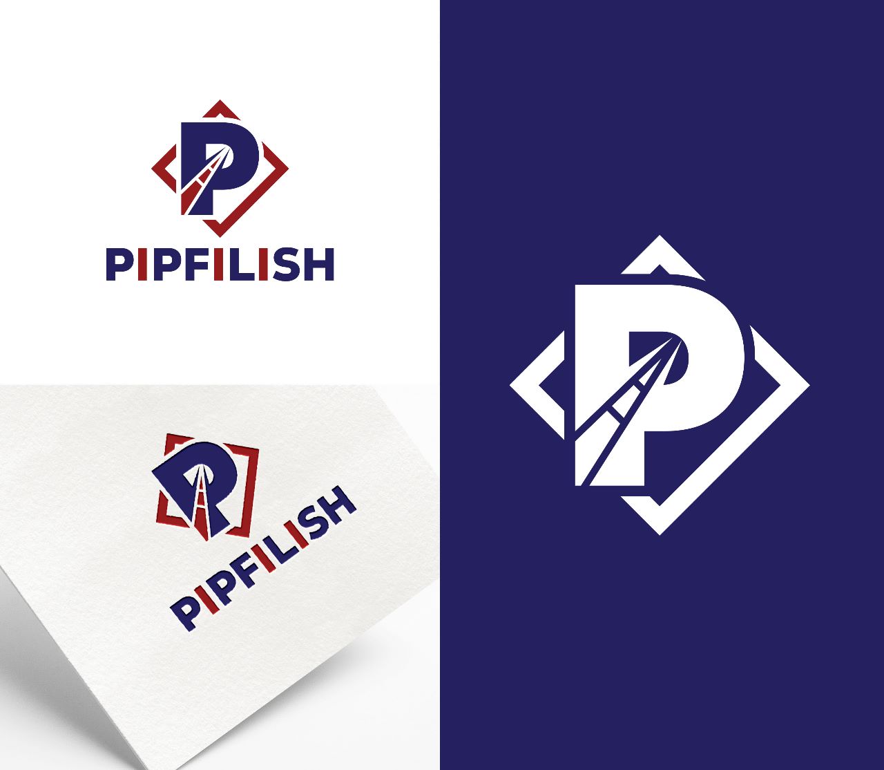 Diseño de Logo por yellowdot para Pip Filish co. | Diseño #30231803