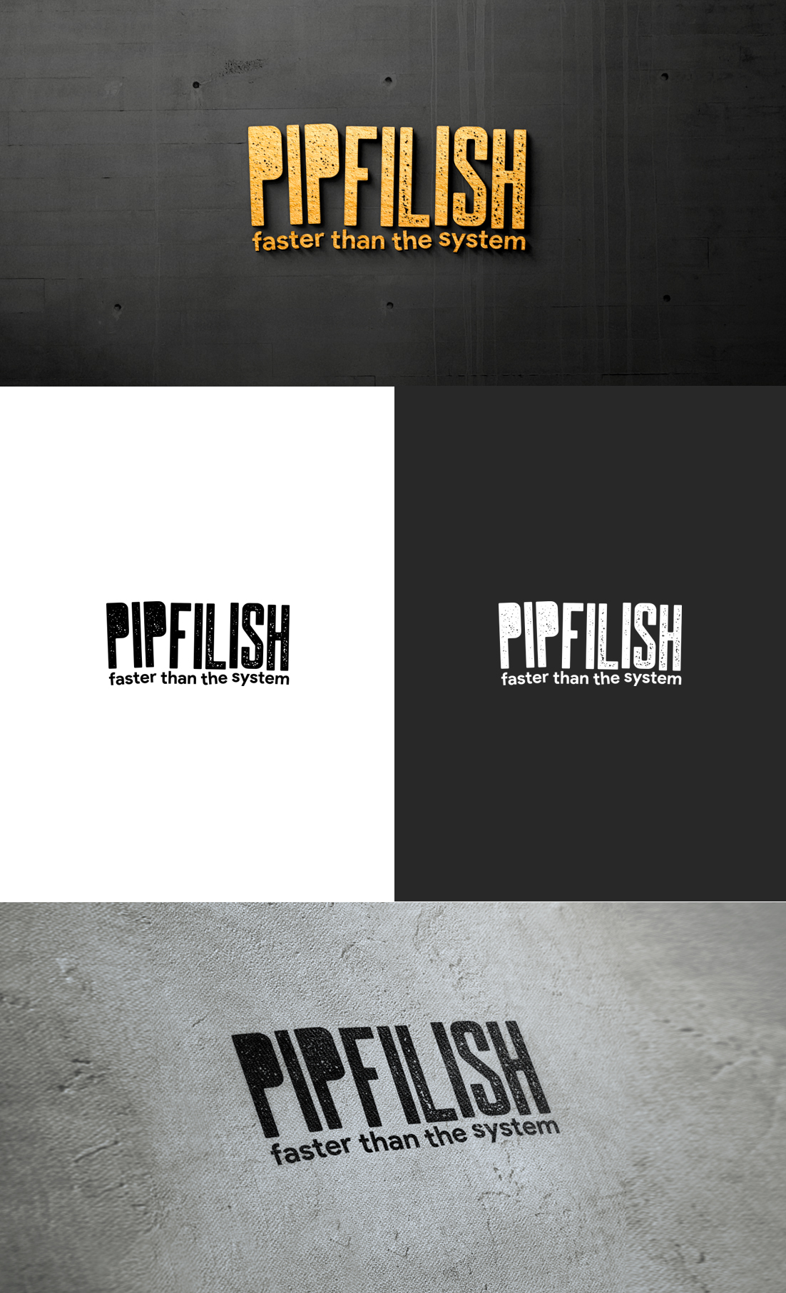 Diseño de Logo por GLDesigns para Pip Filish co. | Diseño #30222395