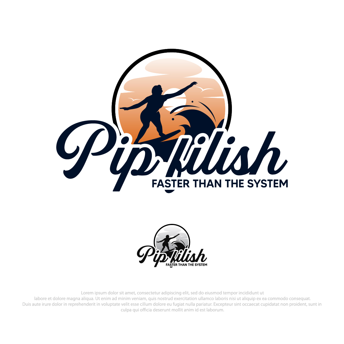 Logo Design by DesignLima for Pip Filish co. | Design #30227057