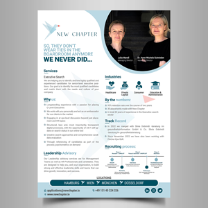 Print Design par Designers Hub pour New Chapter Executive Search GmbH | Design : #30247524