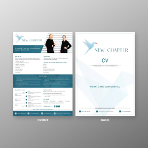 Print Design par KreativeMadz pour New Chapter Executive Search GmbH | Design : #30237703