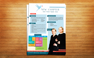 Print Design by Untamed Graphics for New Chapter Executive Search GmbH | Design #30270974