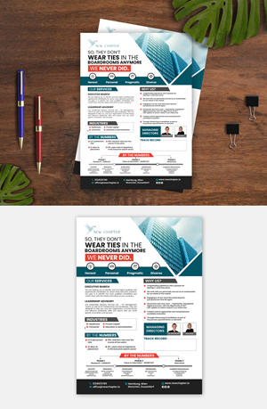 Print Design par debdesign pour New Chapter Executive Search GmbH | Design : #30239771