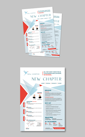 Print Design by debdesign for New Chapter Executive Search GmbH | Design: #30241540